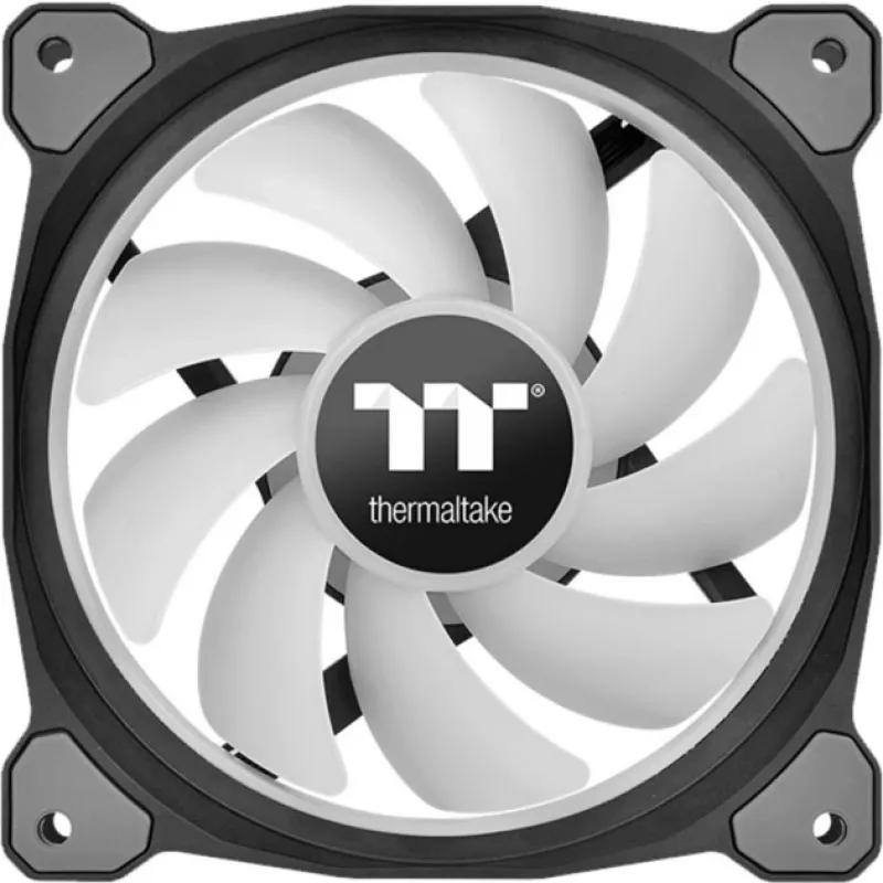 Thermaltake Riing Duo 14 ventilador de radiador RGB pack de 3 negro - Premium Edition - 140 mm