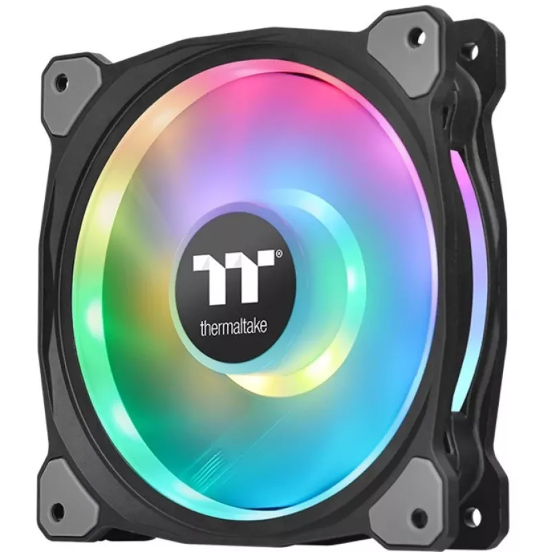 Thermaltake Riing Duo 14 ventilador de radiador RGB pack de 3 negro - Premium Edition - 140 mm
