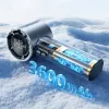 AWEI F38 mini ventilador de mano azul