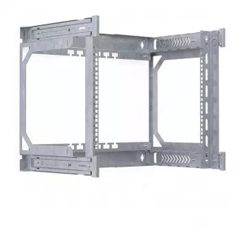 EFB Elektronik marco trasero para armario de pared X-Rack 400-600mm 9U 600x500mm galvanizado (WGX-BF09)