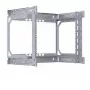 EFB Elektronik marco trasero para armario de pared X-Rack 400-600mm 9U 600x500mm galvanizado (WGX-BF09)