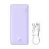 Baseus Airpow - Batería externa 20.000 mAh 20W (Lila)
