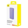 Baseus Airpow - Batería externa 20.000 mAh 20W (Lila)