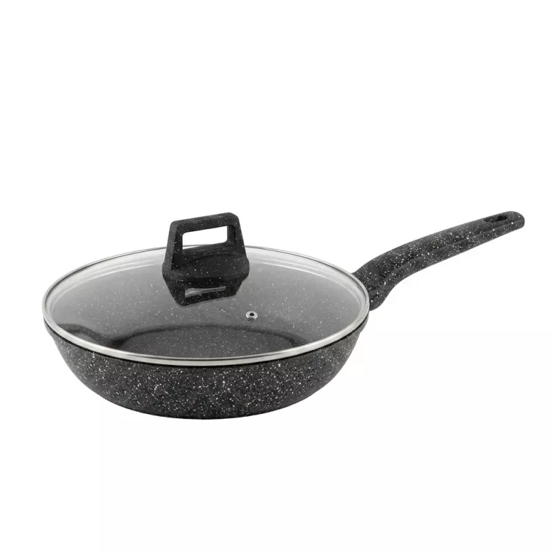 Extralink Home SF-1129-28CM Sartén antiadherente de granito 28 cm 3,1 L Negro