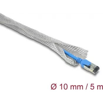 Delock manguito trenzado para apantallamiento EMC autocerrable 5 m x 10 mm (20992)