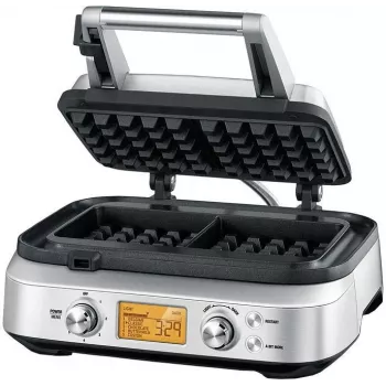 Sage SWM620BSS4EEU1 Gofrera Smart Waffle Pro para gofres belgas, 1000 W, acero inoxidable cepillado