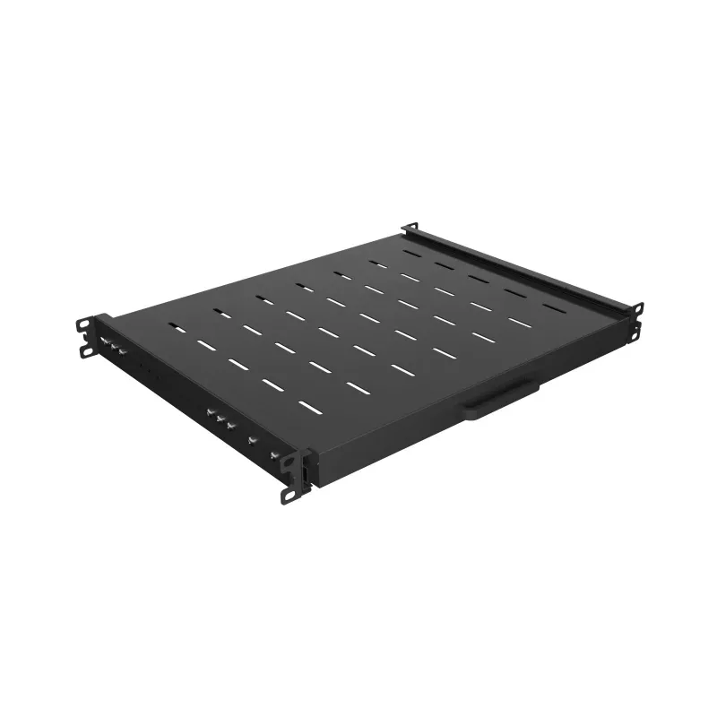 LANBERG AK-1020-B Bandeja deslizante 19 pulgadas 1U 350mm Negro