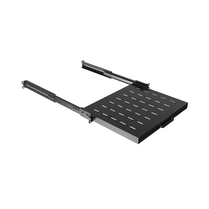 LANBERG AK-1020-B Bandeja deslizante 19 pulgadas 1U 350mm Negro