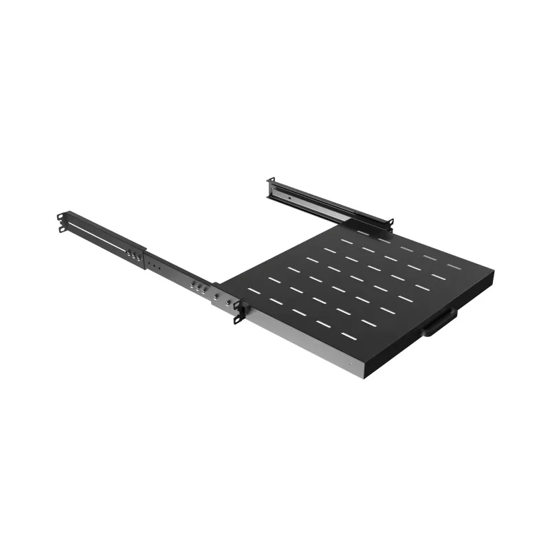 LANBERG AK-1020-B Bandeja deslizante 19 pulgadas 1U 350mm Negro