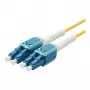 Synergy21 Cable de conexión de fibra óptica 2m LC-LC OS2 Uniboot Rotatable Push/Pull 2mm