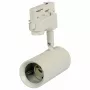 Synergy 21 GU10 Portalámparas para carril 02 para sistema de carril de 3 fases, negro, aluminio