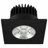 Synergy 21 Foco LED de techo empotrable Helios Negro - Cuadrado - Blanco neutro