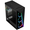 Aerocool Shard Midi-Tower Cristal Templado Negro
