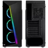 Aerocool Shard Midi-Tower Cristal Templado Negro