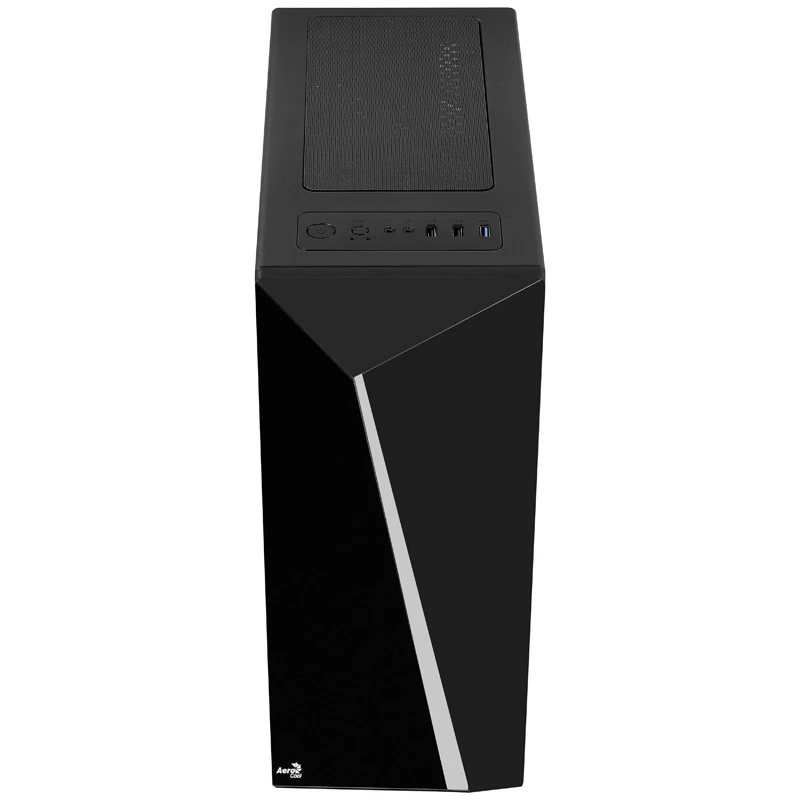 Aerocool Shard Midi-Tower Cristal Templado Negro