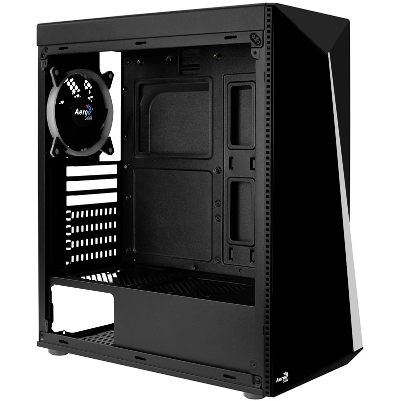 Aerocool Shard Midi-Tower Cristal Templado Negro