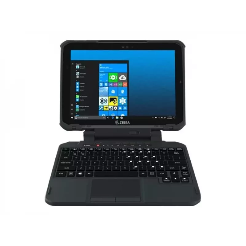 Zebra Teclado 2 en 1 con Touchpad y Asa Extraíble - Retroiluminado - QWERTY US - para Zebra ET80, ET85