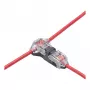 Synergy 21 LED FLEX Strip Easy Connect Conector en T para 1 Línea Transparente