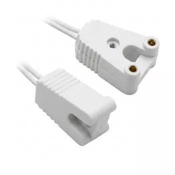 Synergy 21 Adaptador LED para Tubos LED T8 Casquillo G13 Set de 2 Blanco