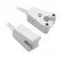 Synergy 21 adaptador LED para tubos LED T8 casquillo G13 juego de 2 piezas blanco