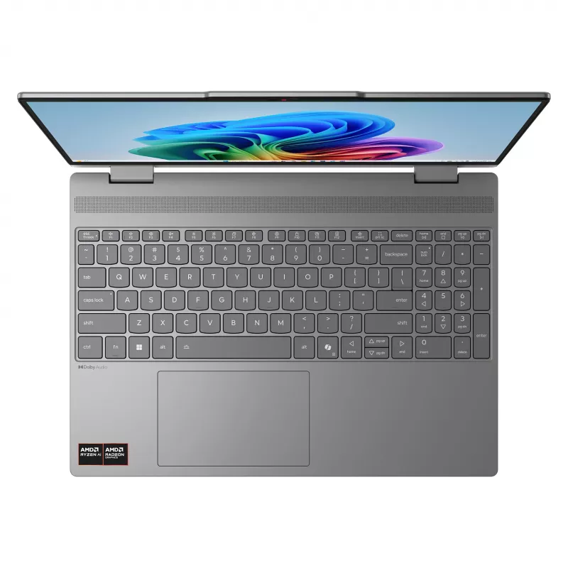 Lenovo IdeaPad 5 2-in-1 15AGP11 Copilot+ PC 83UM0006GE portátil 2 en 1, 15,3 inch WQXGA OLED táctil 165Hz, AMD Ryzen AI 7 445, 16GB DDR5, 512GB SSD, Windows 11 Home, teclado alemán