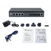 LevelOne switch gestionado L3 de 8 puertos 10 Gigabit, 4 x 1G/2.5G/5G/10G RJ45, 4 x 1G/2.5G/5G/10G SFP+ Uplinks