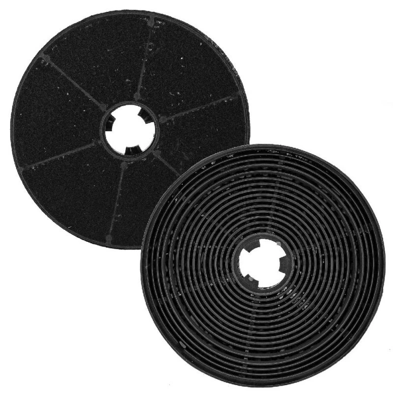 AKPO SOFT Filtro de carbón activo para campanas extractoras - Negro