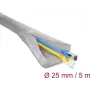 Delock Funda trenzada para apantallamiento CEM, autocierre, 5 m x 25 mm (20995)