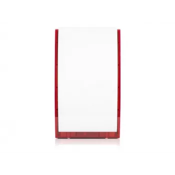 SATEL SP-4006R Sirena interior acústico-óptica, destello rojo, carcasa blanca