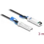 Delock Cable de conexión directa Twinax SFP28 25 Gbps 3 m Negro