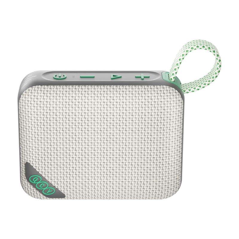 QCY SP2 Altavoz inalámbrico (Marrón) - Altavoz Bluetooth 5.3 portátil con iluminación RGB, IPX5, TWS