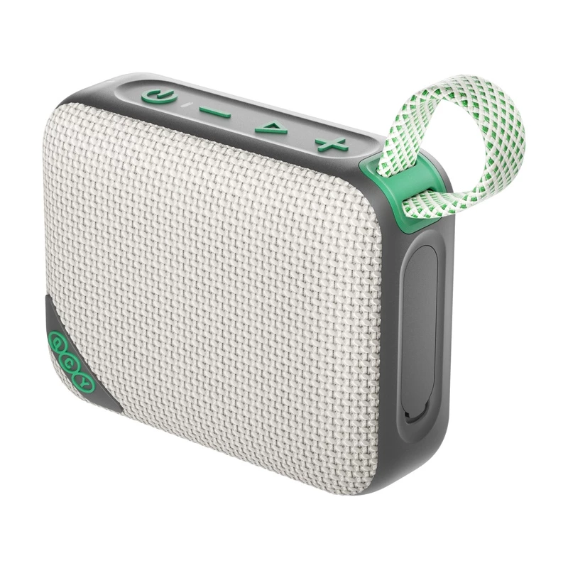 QCY SP2 Altavoz inalámbrico (Marrón) - Altavoz Bluetooth 5.3 portátil con iluminación RGB, IPX5, TWS