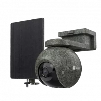 EZVIZ CS-EB8/SP Ranger Cámara exterior PT con batería y panel solar (4G/LTE, WiFi 2,4 GHz, 4K, 8 MP, 4 mm, IP65)
