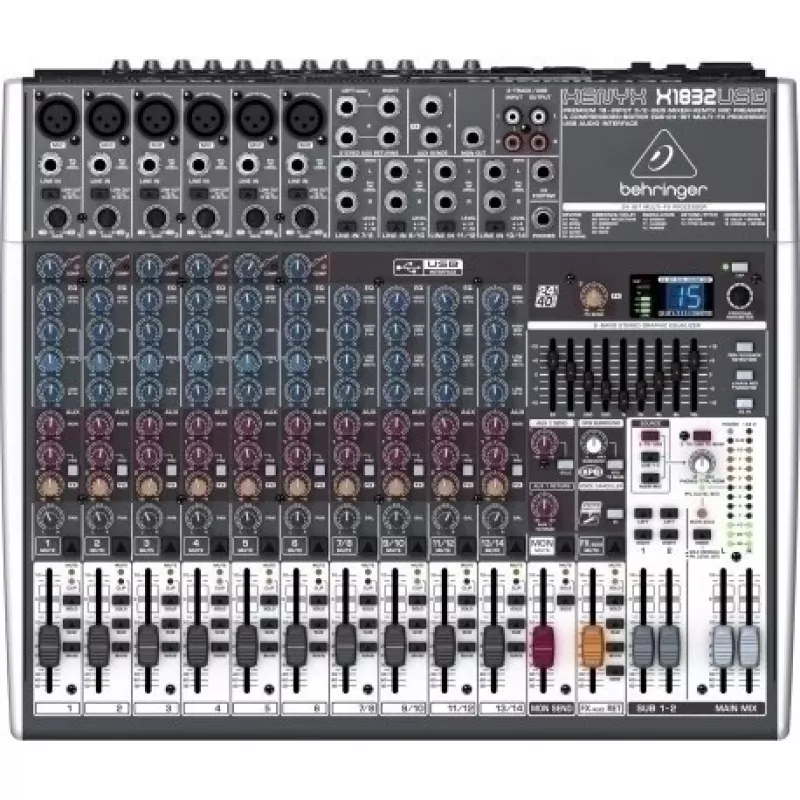 Behringer X1832USB Mesa de mezclas de audio 18 canales