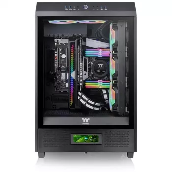 Thermaltake Kit de panel LCD Negro para The Tower 500