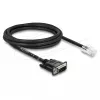 Delock Cable adaptador serie RS-232/422/485 DB9 conector macho a RJ45 conector macho 2 m