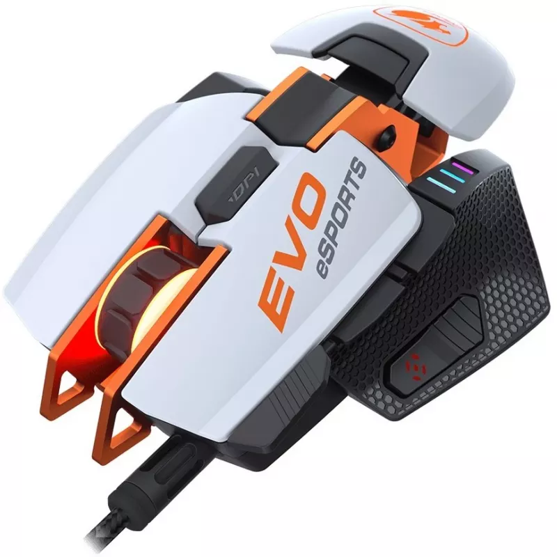 COUGAR 700M EVO ratón gaming eSports, óptico, retroiluminación RGB, blanco