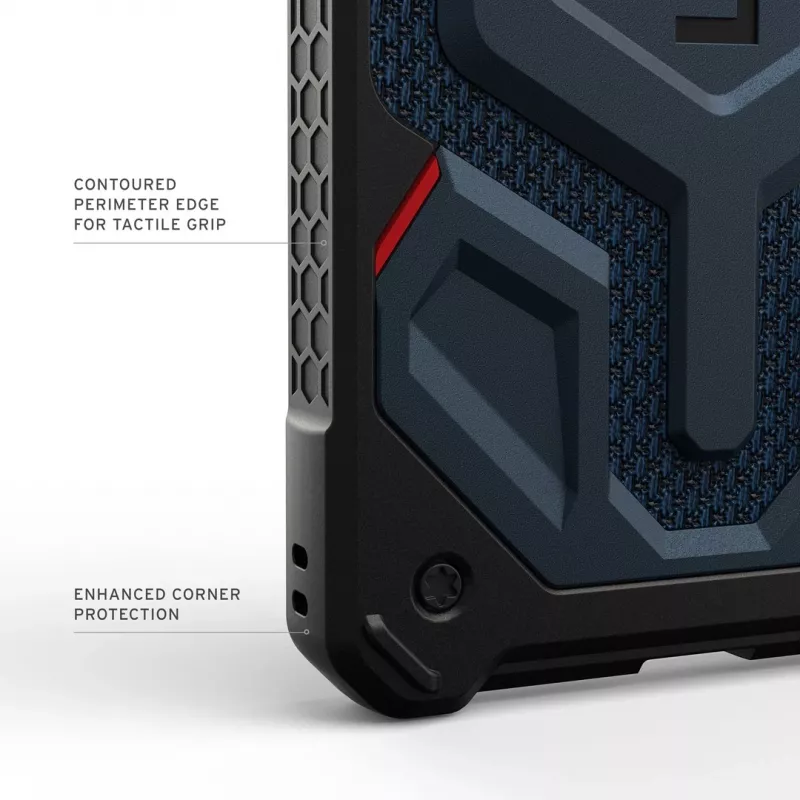 URBAN ARMOR GEAR UAG Monarch Pro funda con módulo magnético para Samsung Galaxy S26 Ultra (Kevlar Mallard Blue)