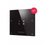 Grenton Smart Panel 4 campos táctiles pantalla OLED Wi-Fi frontal de cristal negro