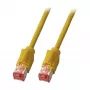 EFB-Elektronik cable de red RJ45 Cat.5e S/UTP PUR TM21 apto para cadenas portacables amarillo 1,5m
