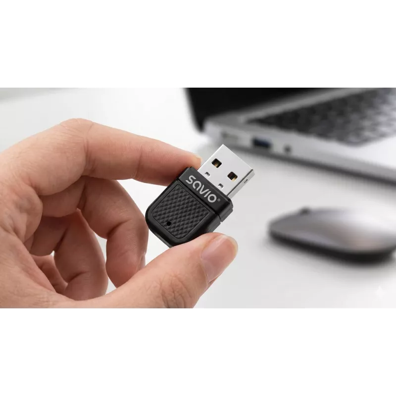 Savio BT-070 adaptador USB Wi-Fi 6 y Bluetooth 5.4