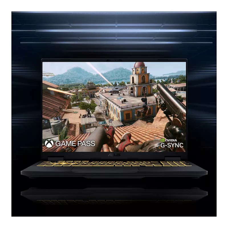 ASUS TUF Gaming F16 FX608JMI-TU290W Portátil gaming 16 inch WUXGA 144Hz, Intel Core i7-14650HX, 16GB DDR5, 1TB SSD, NVIDIA GeForce RTX 5060, Windows 11 Home, Teclado QWERTZ alemán, Mecha Gray