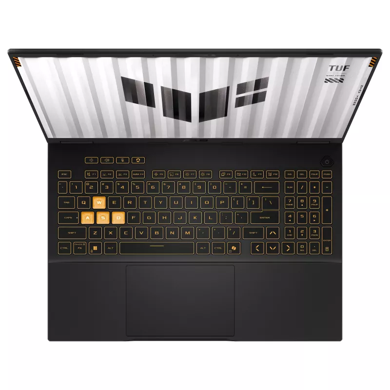 ASUS TUF Gaming F16 FX608JMI-TU290W Portátil gaming 16 inch WUXGA 144Hz, Intel Core i7-14650HX, 16GB DDR5, 1TB SSD, NVIDIA GeForce RTX 5060, Windows 11 Home, Teclado QWERTZ alemán, Mecha Gray