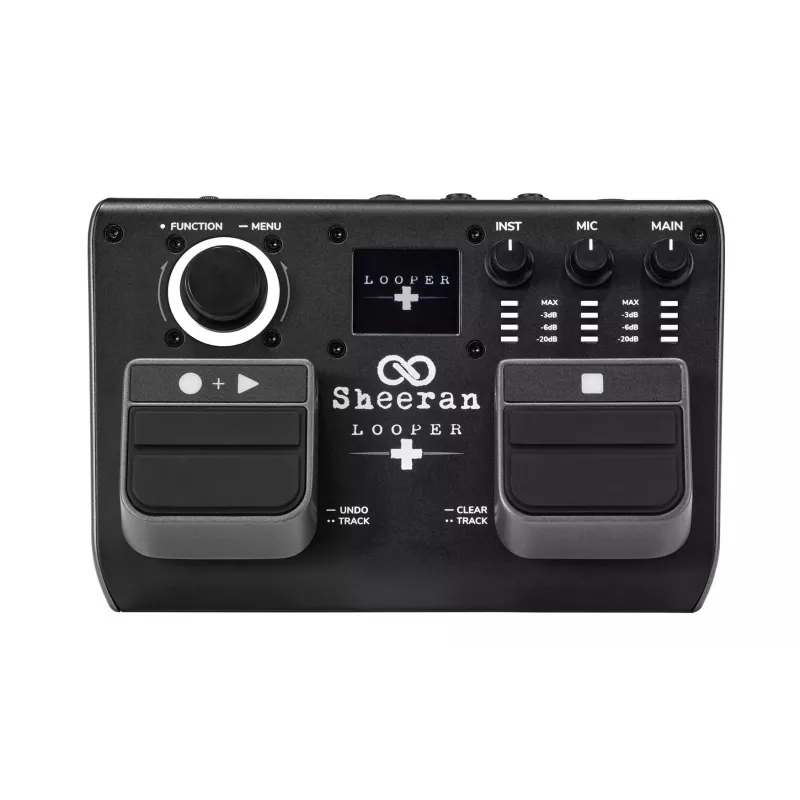 Sheeran Looper+ by HeadRush - looper y procesador vocal con 2 pistas de loop estéreo, 4 horas de grabación, 128 memorias, efectos vocales, audio de 32 bits en coma flotante