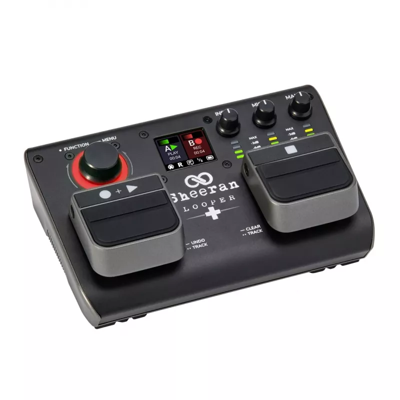 Sheeran Looper+ by HeadRush - looper y procesador vocal con 2 pistas de loop estéreo, 4 horas de grabación, 128 memorias, efectos vocales, audio de 32 bits en coma flotante