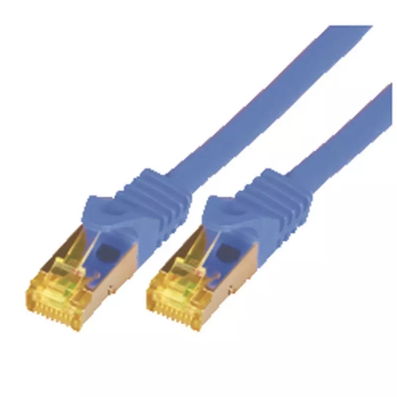 M-CAB CAT7 SFTP RJ45 LSZH 0,25M AZUL 10GBIT CABLE PATCH RAW