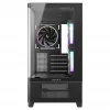 DeepCool CG380U Caja Mid-Tower, cristal templado, 3x ventiladores ARGB de 120mm, negra
