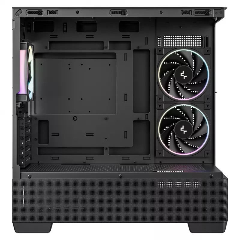 DeepCool CG380U Caja Mid-Tower, cristal templado, 3x ventiladores ARGB de 120mm, negra