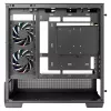 DeepCool CG380U Caja Mid-Tower, cristal templado, 3x ventiladores ARGB de 120mm, negra