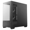 DeepCool CG380U Caja Mid-Tower, cristal templado, 3x ventiladores ARGB de 120mm, negra